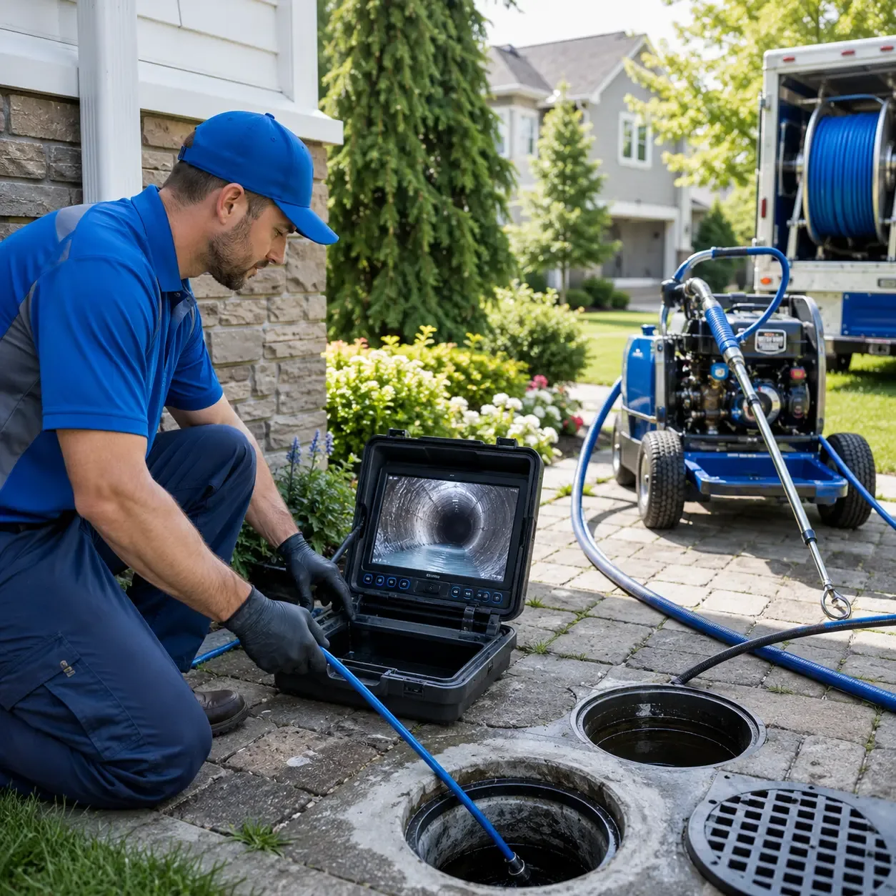 Outdoor drain cleaning professionals serving Clearfield, PA